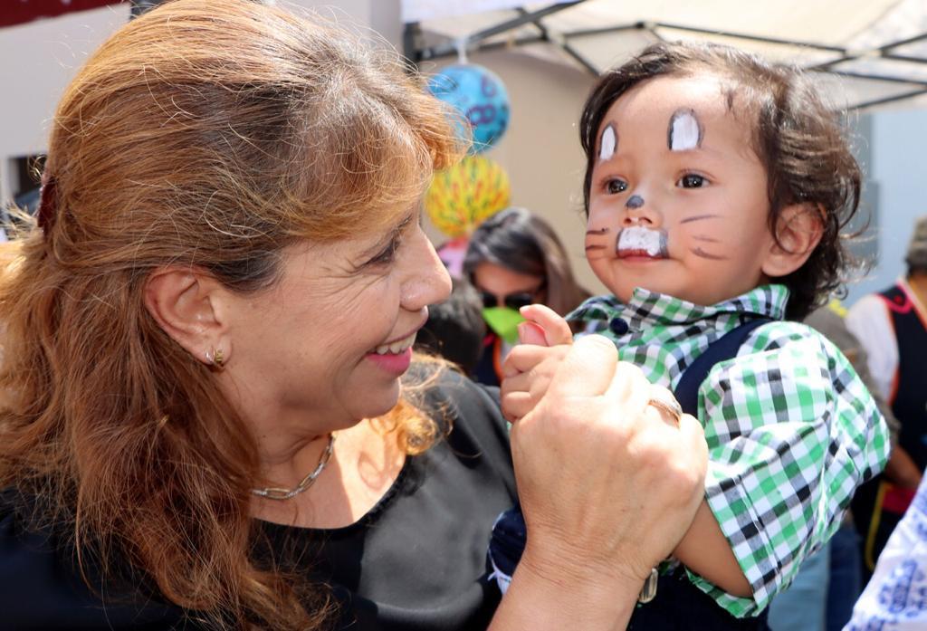 Festeja Día del Niño alcaldesa de Milpa Alta  con actividades sobre el cuidado del medio ambiente