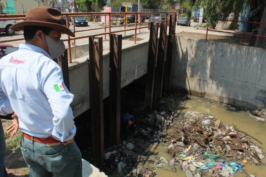 Retiran 3 mil toneladas de basura acumuladas en cañadas y barrancas de Ecatepec