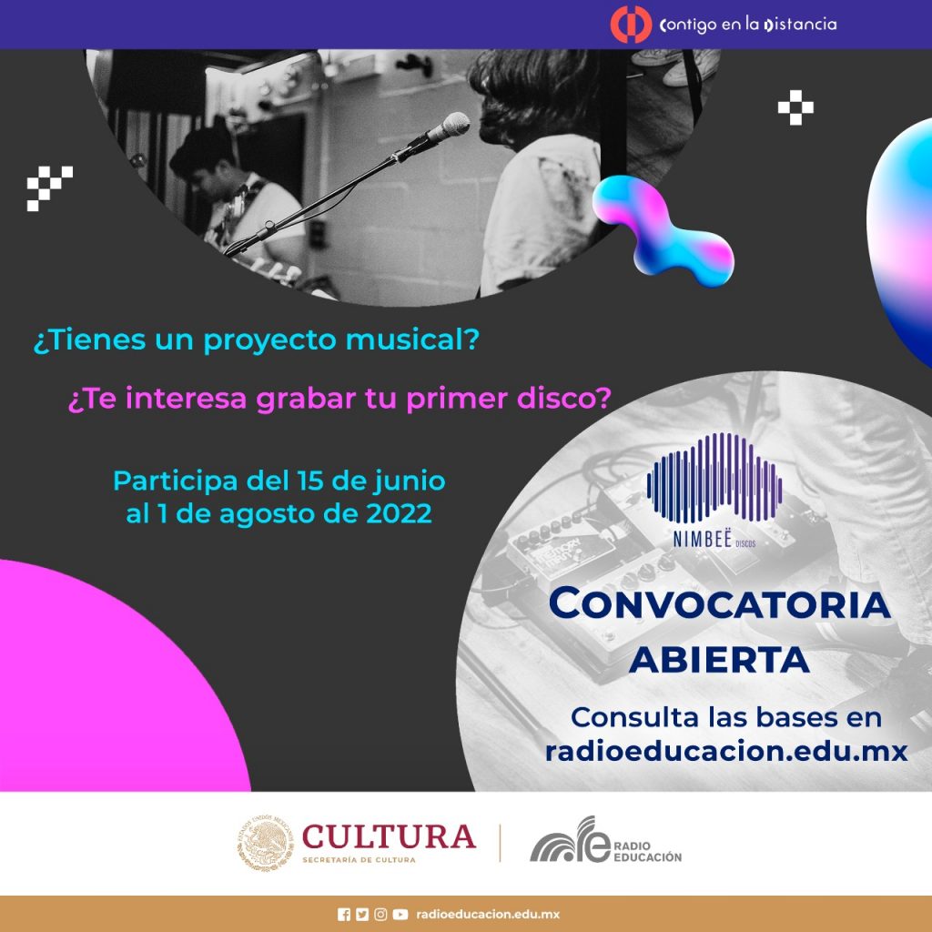 Radio Educación lanza convocatoria para realizar producciones discográficas a través de su sello Nimbeë