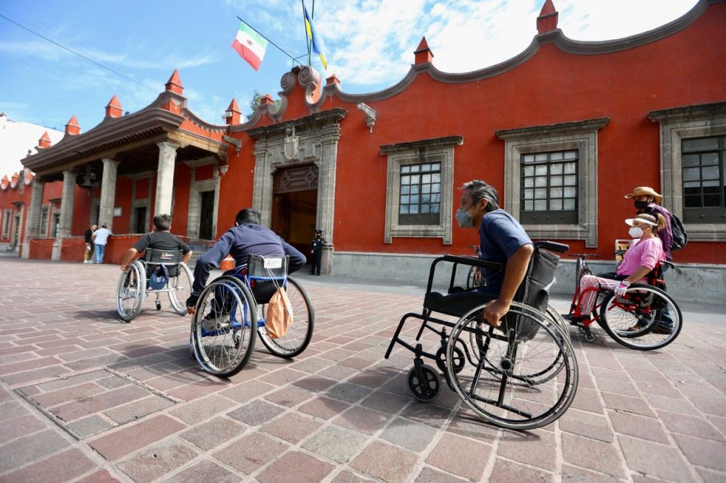 Organizan en Coyoacán «Rodada con causa» para identificar vías accesibles para personas con discapacidad motriz