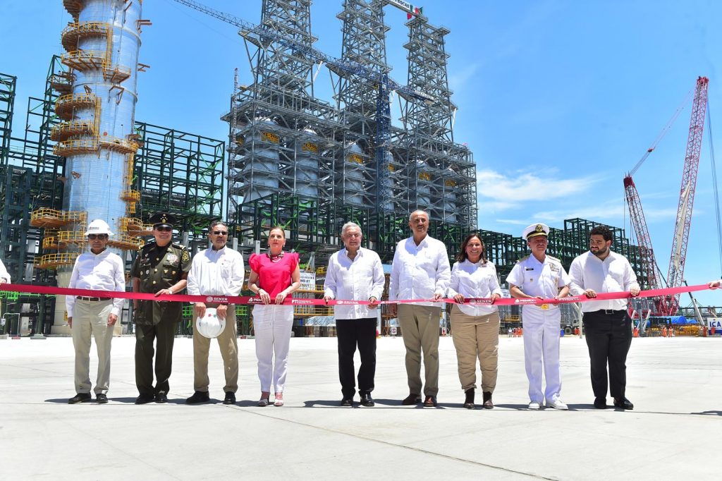 Inaugura AMLO la Refinería Dos Bocas “Olmeca”