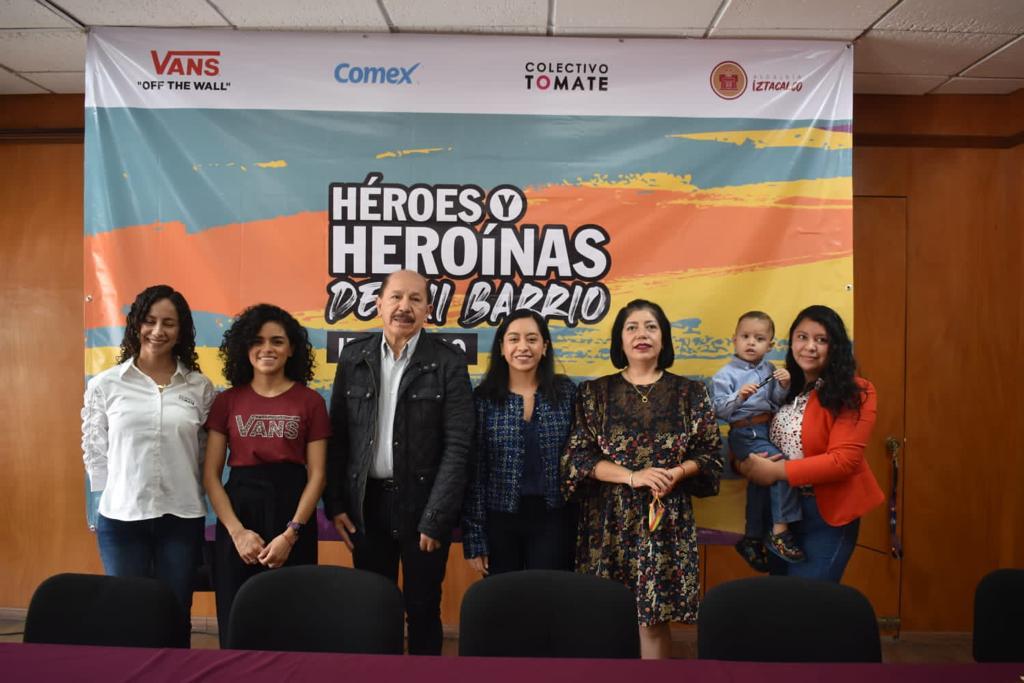 Concluye el  proyecto “Héroes y Heroínas de Mi Barrio” en la Alcaldía Iztacalco