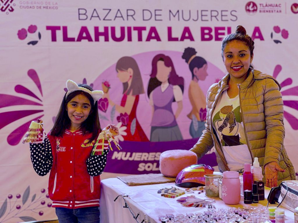 Impulsan en Tláhuac a mujeres emprendedoras con gran bazar «Tlahuita La Bella»