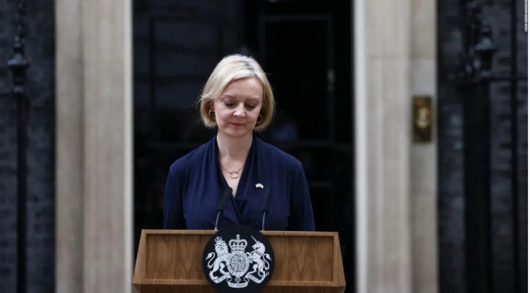 Renuncia Liz Truss a su cargo de primera ministra británica