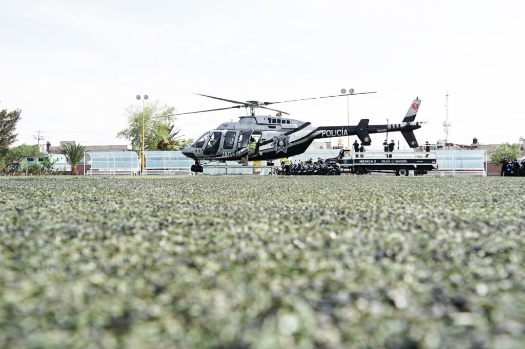 Ecatepec ahorra más de 69 millones de pesos con arrendamiento de helicópteros Jaguar 1 y 2