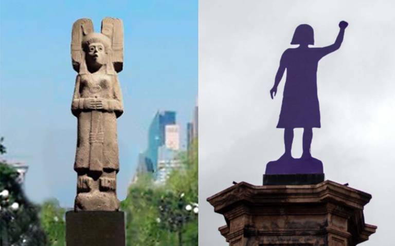Movimiento de Mujeres Indígenas piden definir colocación de figuras en “Glorieta de las Mujeres que Luchan”