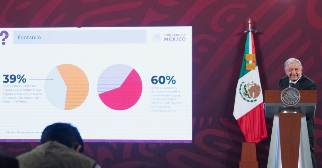 Pide López Obrador a su homólogo chino controlar envío de fentanilo a México
