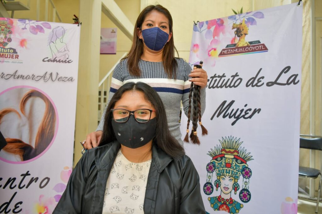 Convoca Instituto de la Mujer de Nezahualcóyotl a voluntarias y voluntarios para aprender a elaborar pelucas oncológicas para niñas y mujeres sobrevivientes de cáncer