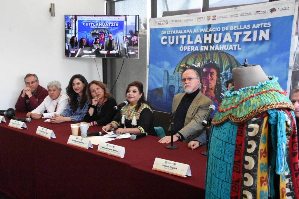 Cantata épica Cuitlahuatzin que nació en Iztapalapa, llega a Bellas Artes