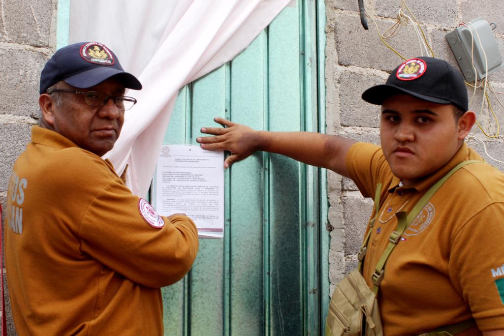 Familias afectadas por derrumbe acuerdan reubicación con el gobierno de Chimalhuacán