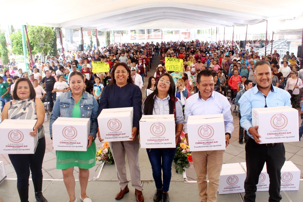 Concluye entrega de canastas básicas del programa «Alimentación con Igualdad» en Chimalhuacán