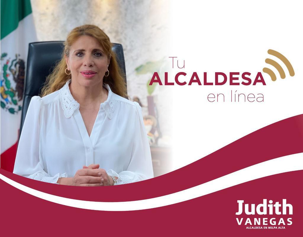 Lanza alcaldesa Judith Vanegas espacio de comunicación con milpalteses en cuentas de redes sociales