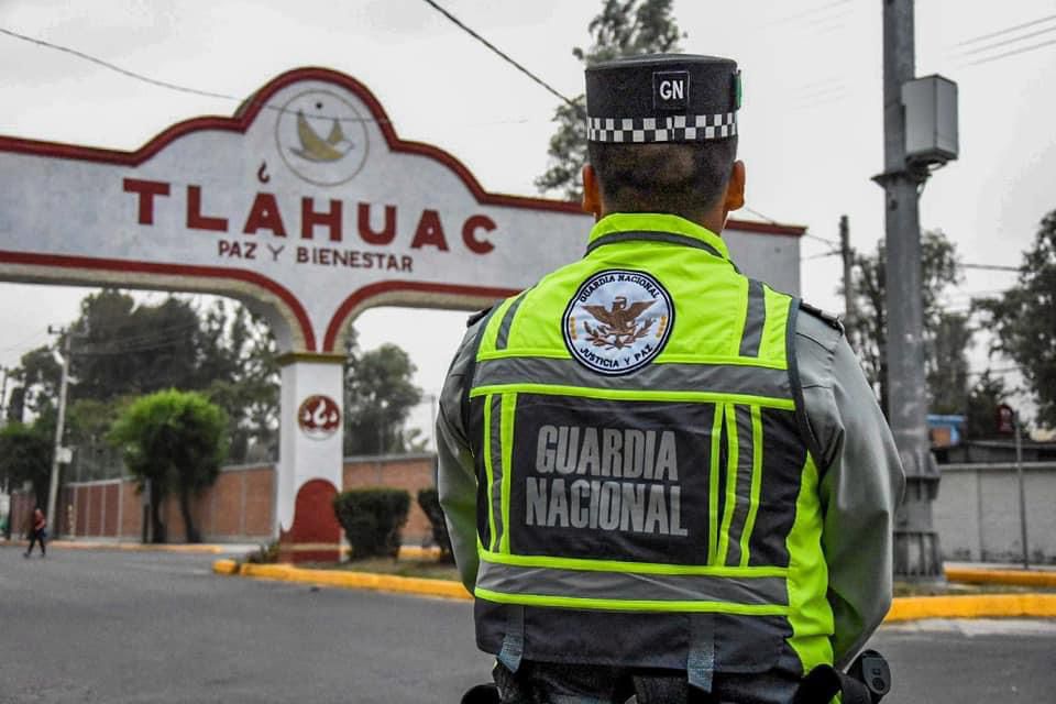 Guardia Nacional incrementará presencia y operativos en Tláhuac