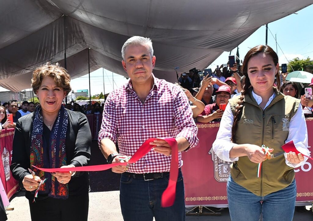 Ecatepec presenta obras de alto impacto por más de 700 millones de pesos en visita de gobernadora