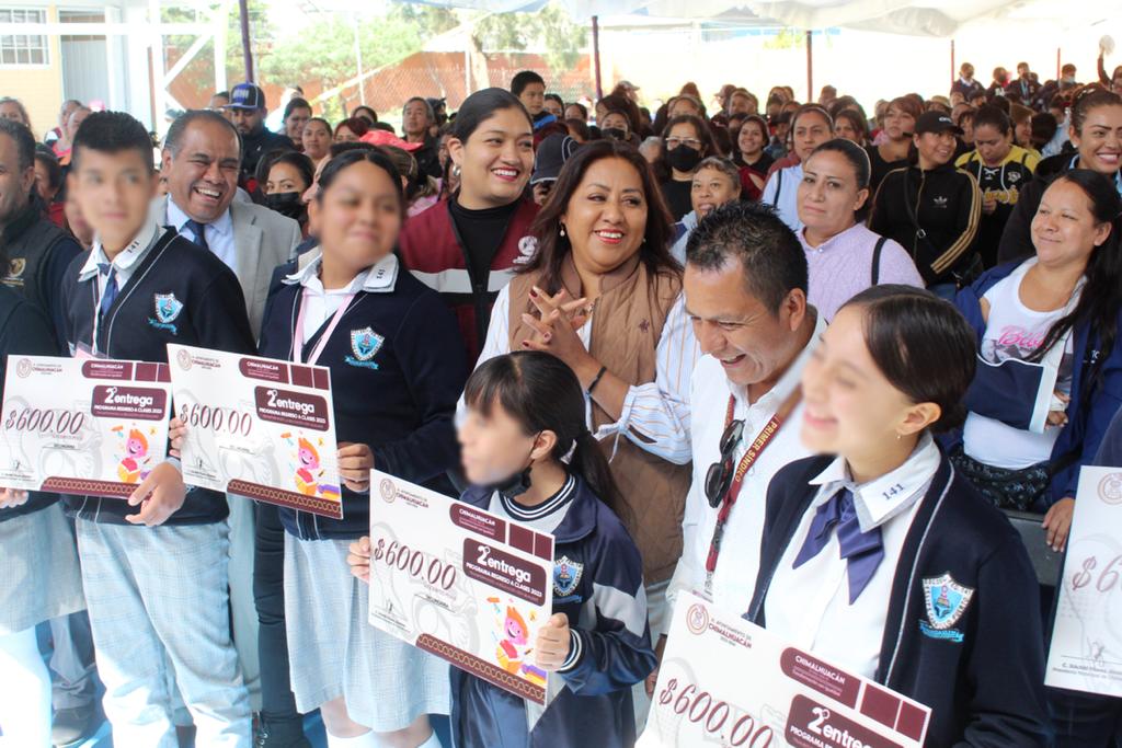 Avanza Chimalhuacán la entrega del apoyo económico del programa “Transformado la educación con igualdad”