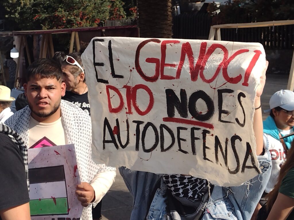 “No es una guerra, es genocidio”, mexicanos en favor de Palestina