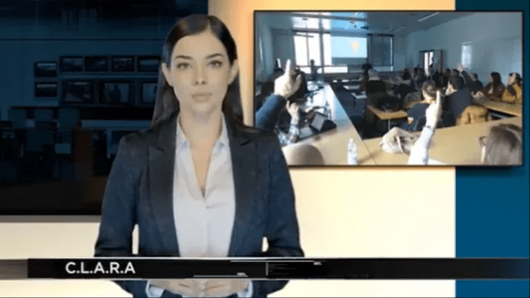 Canal 44 de la UDG incluye entre sus presentadores de noticias a C.L.A.R.A., creada con inteligencia artificial