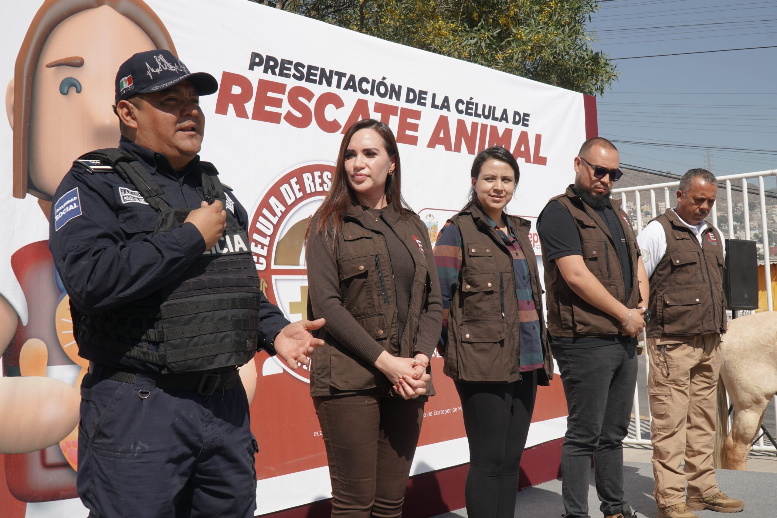 Esmeralda Vallejo pone en marcha la primera Célula de Rescate Animal de Ecatepec