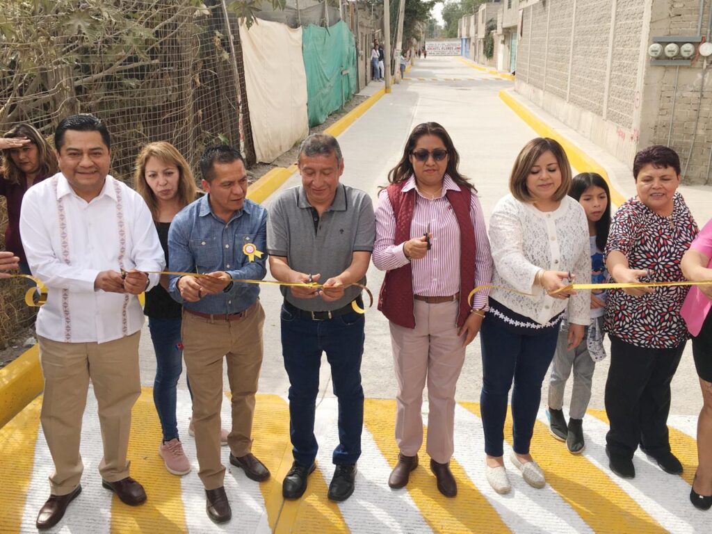 Presidenta de Chimalhuacán entrega obra de pavimentación solicitada por décadas en San Pedro Parte Baja