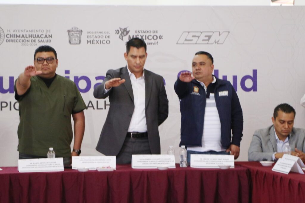 Sesiona comité municipal de salud de Chimalhuacán