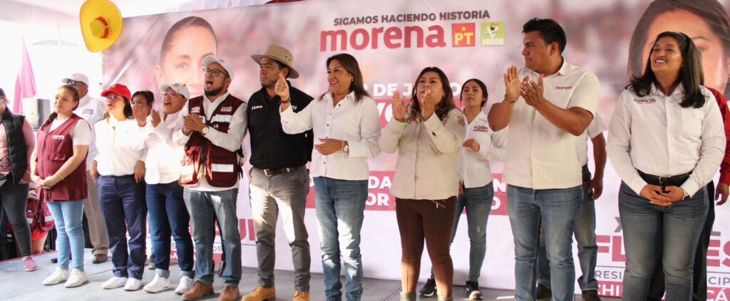 Xóchitl Flores Jiménez refuerza compromisos de seguridad y abastecimiento de agua en chimalhuacán