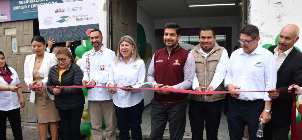 Alcalde Adolfo Cerqueda inaugura oficinas de la segunda sucursal de financiera para el bienestar