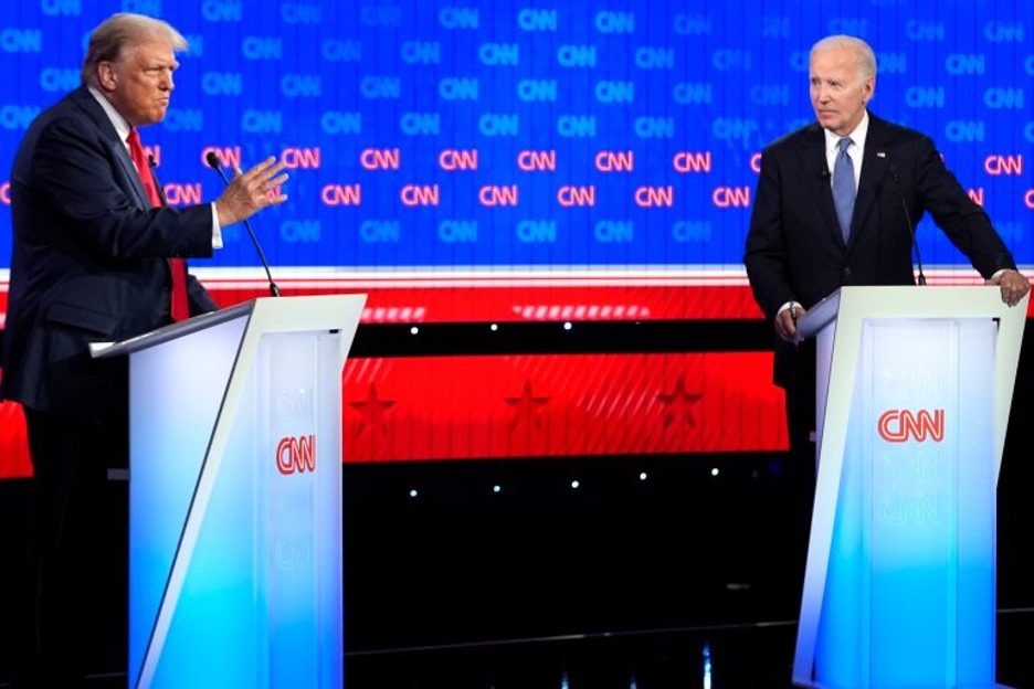 Decepcionante debate entre Joe Biden y Donald Trump