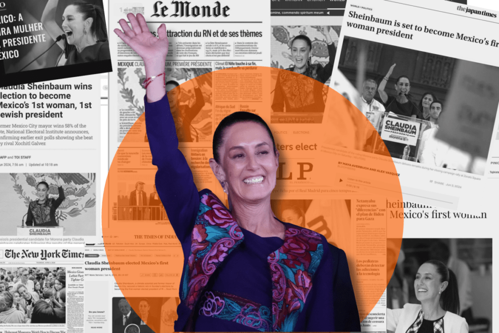 Medios y mandatarios reconocen victoria de Claudia Sheinbaum
