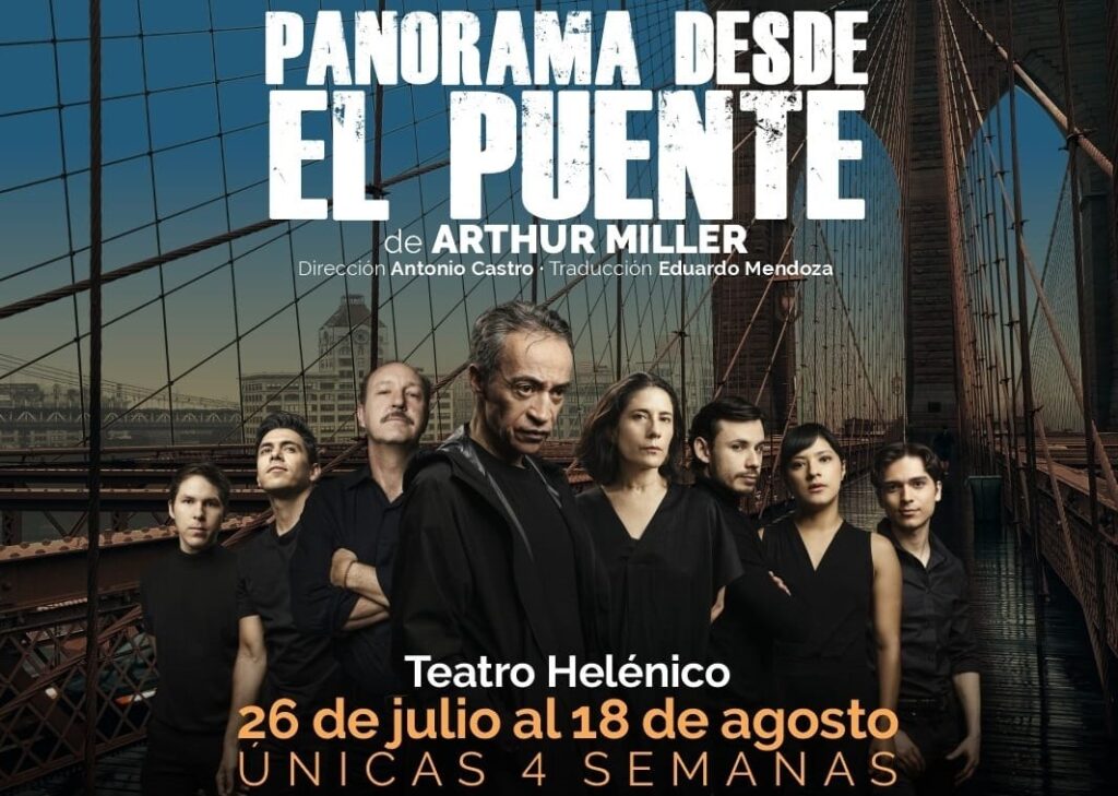 La conocida obra del dramaturgo estadounidense Arthur Miller llega al escenario del Teatro Helénico de la Ciudad de México bajo la dirección Antonio Castro y la traducción de Eduardo Mendoza.