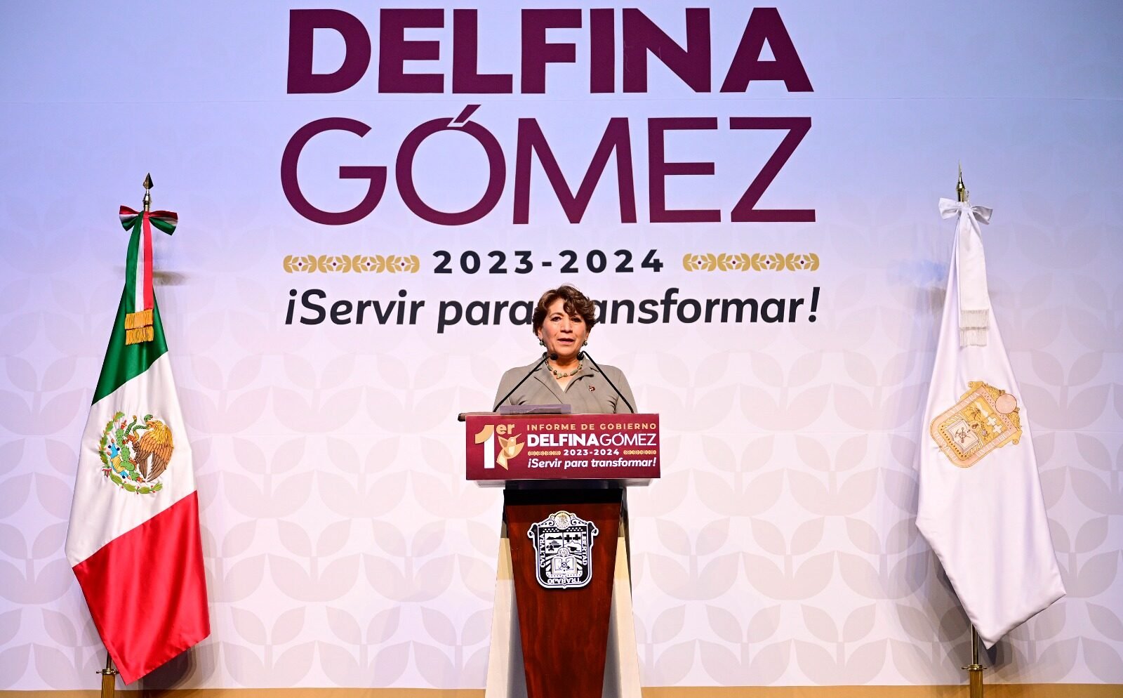 Rinde Gobernadora Delfina Gómez Álvarez su primer Informe de Gobierno ...