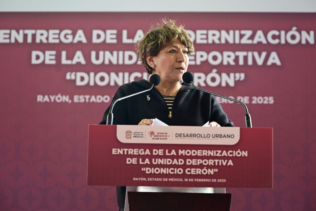 Rescata Gobernadora Delfina Gómez Álvarez espacios dignos para atletas mexiquenses; en Rayón remodela la Unidad Deportiva “Dionicio Cerón”