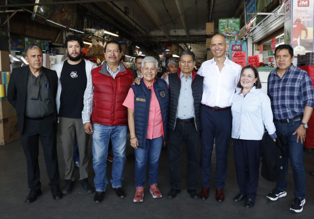 Continúa el trabajo en conjunto para reforzar la seguridad en la Central de Abasto de la Ciudad de México