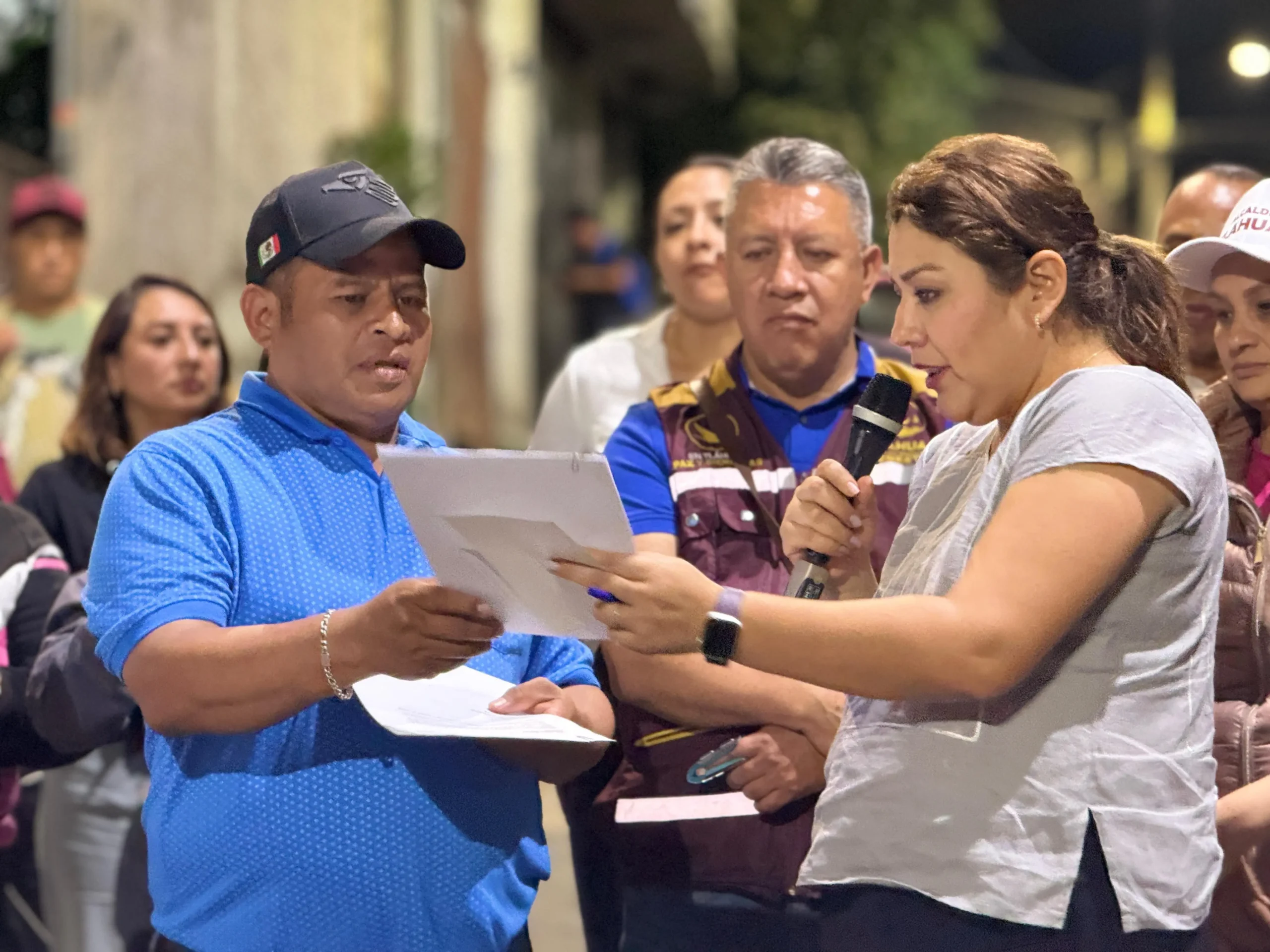 Jornada de Tequio en la colonia El Rosario, Tláhuac