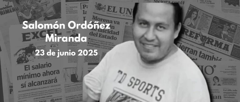 Asesinan al periodista poblano Salomón Ordóñez; Fiscalía de Puebla ya investiga