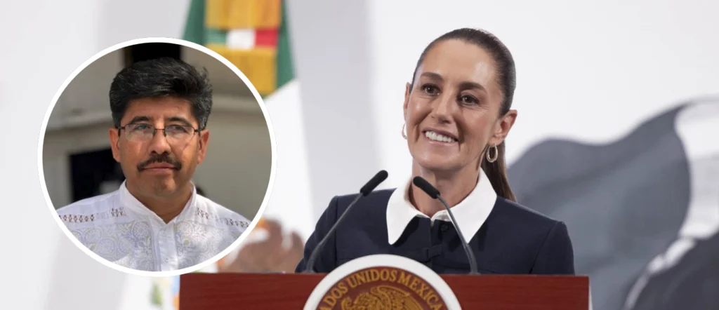 Sheinbaum celebra elección de Hugo Aguilar y critica racismo en su contra