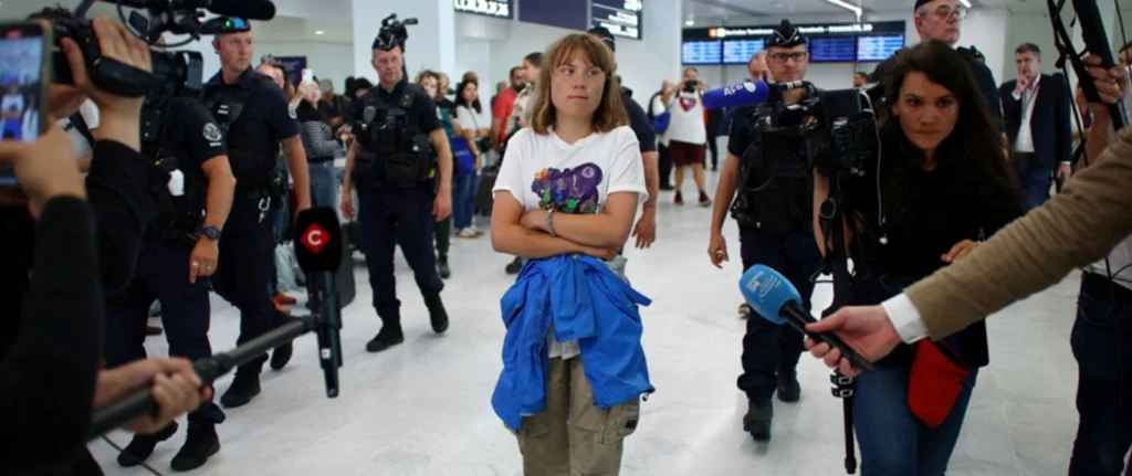 Tras ser deportada, Greta Thunberg acusa a Israel de “secuestro”