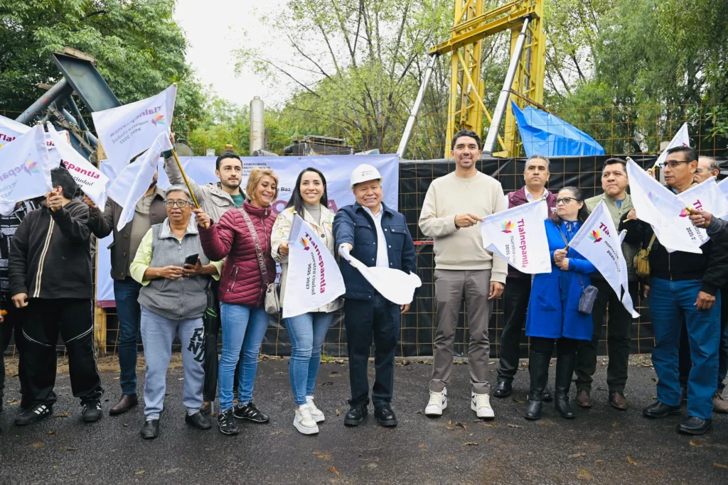 Inicia Tlalnepantla construcción de pozo profundo de agua entubada “Los Rosarios”