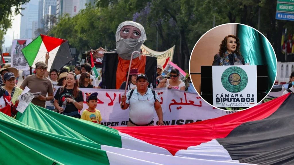 Dolores Padierna repudia genocidio en Gaza y llama a la paz