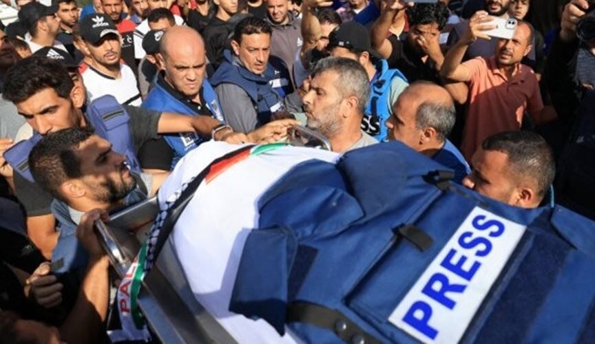 Reporteros Sin Fronteras llamó a los medios de comunicación de todo el mundo a una movilización mediática a gran escala el 1 se septiembre por los periodistas en Gaza
