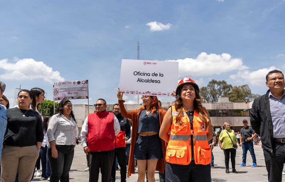 Participa Alcaldía Iztacalco en segundo Simulacro Nacional 2025