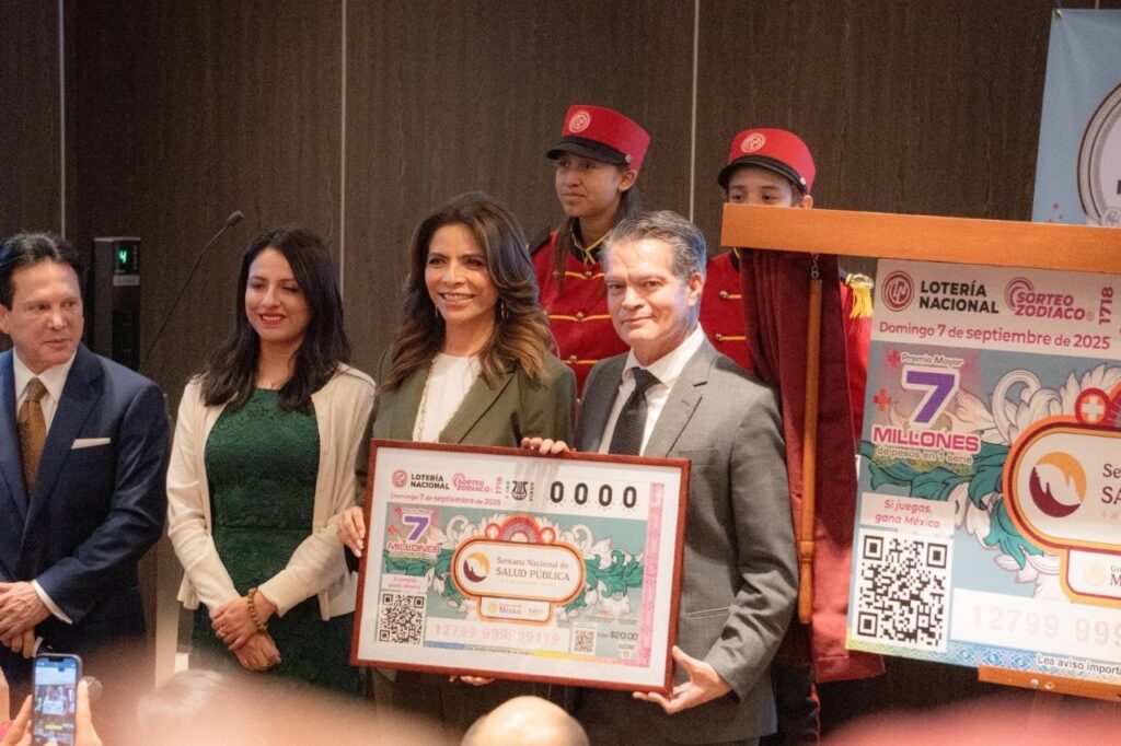 Billete de Lotería Nacional se suma a la difusión de la Semana Nacional de Salud Pública 2025