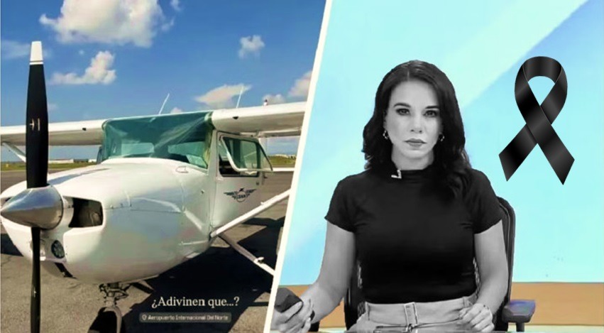 Lamentan deceso de conductora Débora Estrella tras accidente aéreo