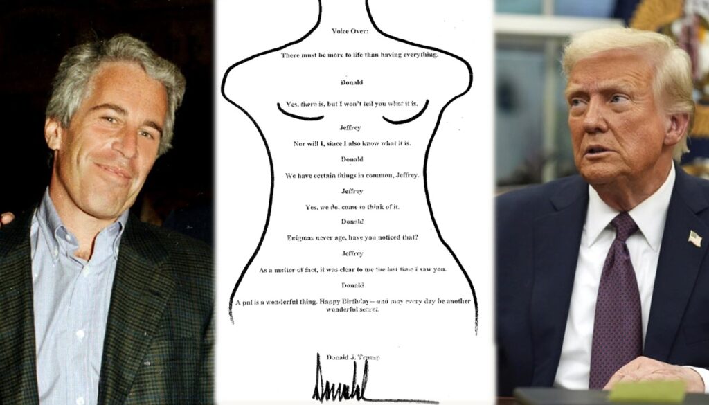 Trump niega que carta enviada a depredador sexual lleve su firma