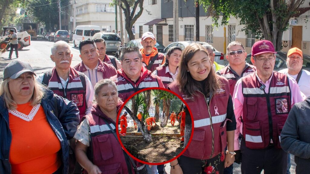 Van por recuperación integral de camellones en Azcapotzalco