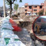 Gobierno de La Paz construye muro a base de piedra en Unidad Tepozanes