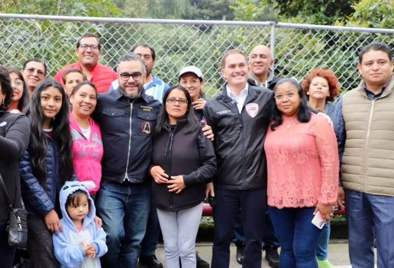 Alcaldes de Álvaro Obregón y la Magdalena Contreras entregan rehabilitación integral de puente en La Coyotera