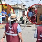 Se atienden colonias afectadas por lluvias en Tláhuac