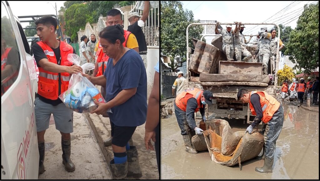 Iztacalco brinda apoyo con víveres y remoción de escombros en Poza Rica y Álamo