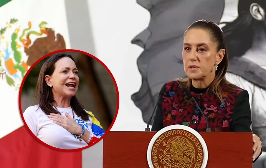 Evita Sheinbaum felicitar a Corina Machado por Nobel de la Paz