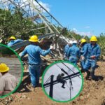 CFE trabaja ininterrumpidamente en el restablecimiento eléctrico por fuertes lluvias en la región oriente del país; el avance es del 91%